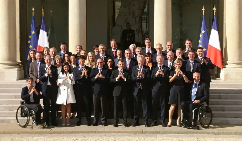 JO 2024 : La Commission d&rsquo;évaluation du CIO reçue au Palais de l&rsquo;Elysée