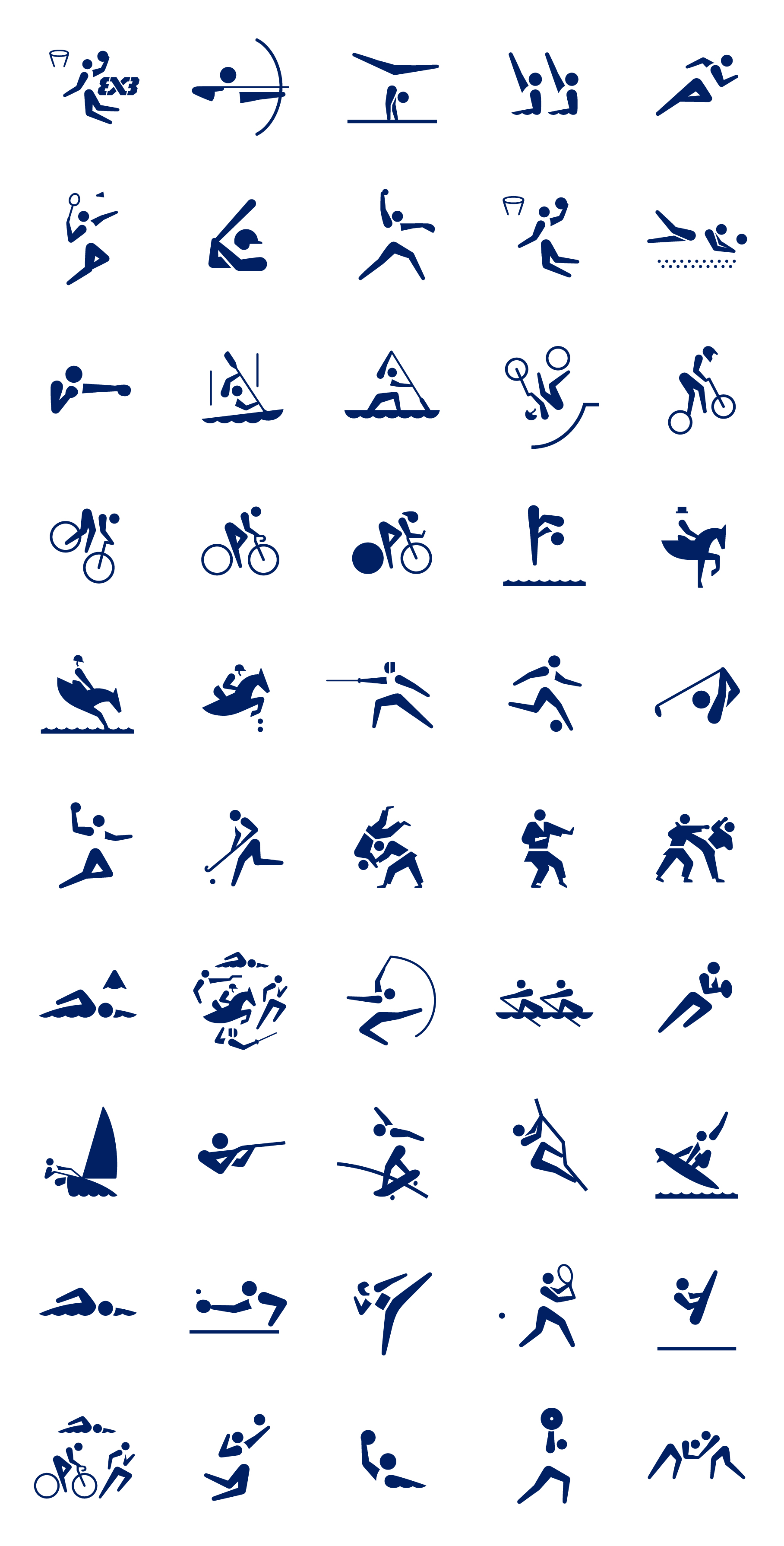 Tokyo 2020 : Les pictogrammes olympiques dévoilés