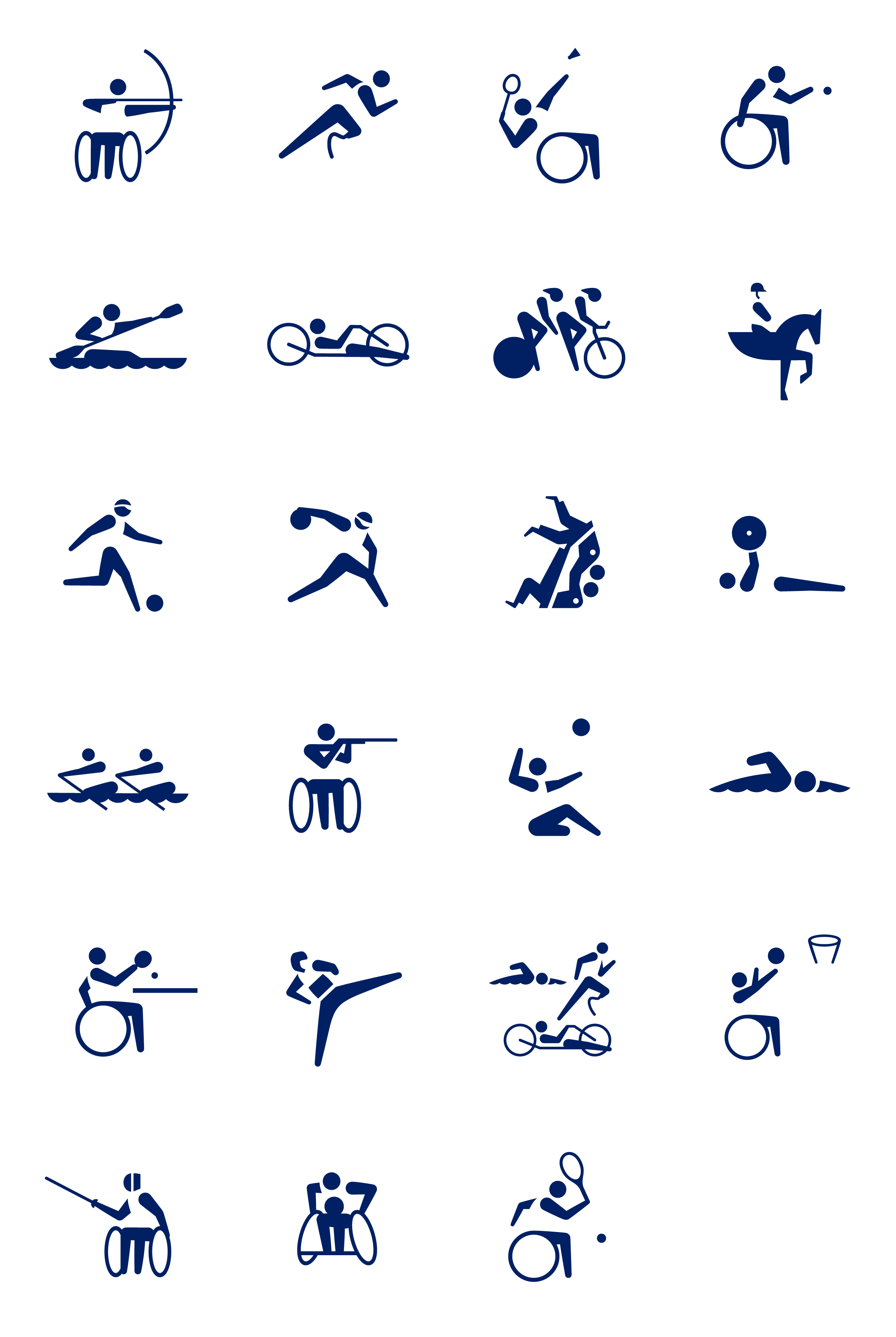 Tokyo 2020 : Les pictogrammes paralympiques dévoilés
