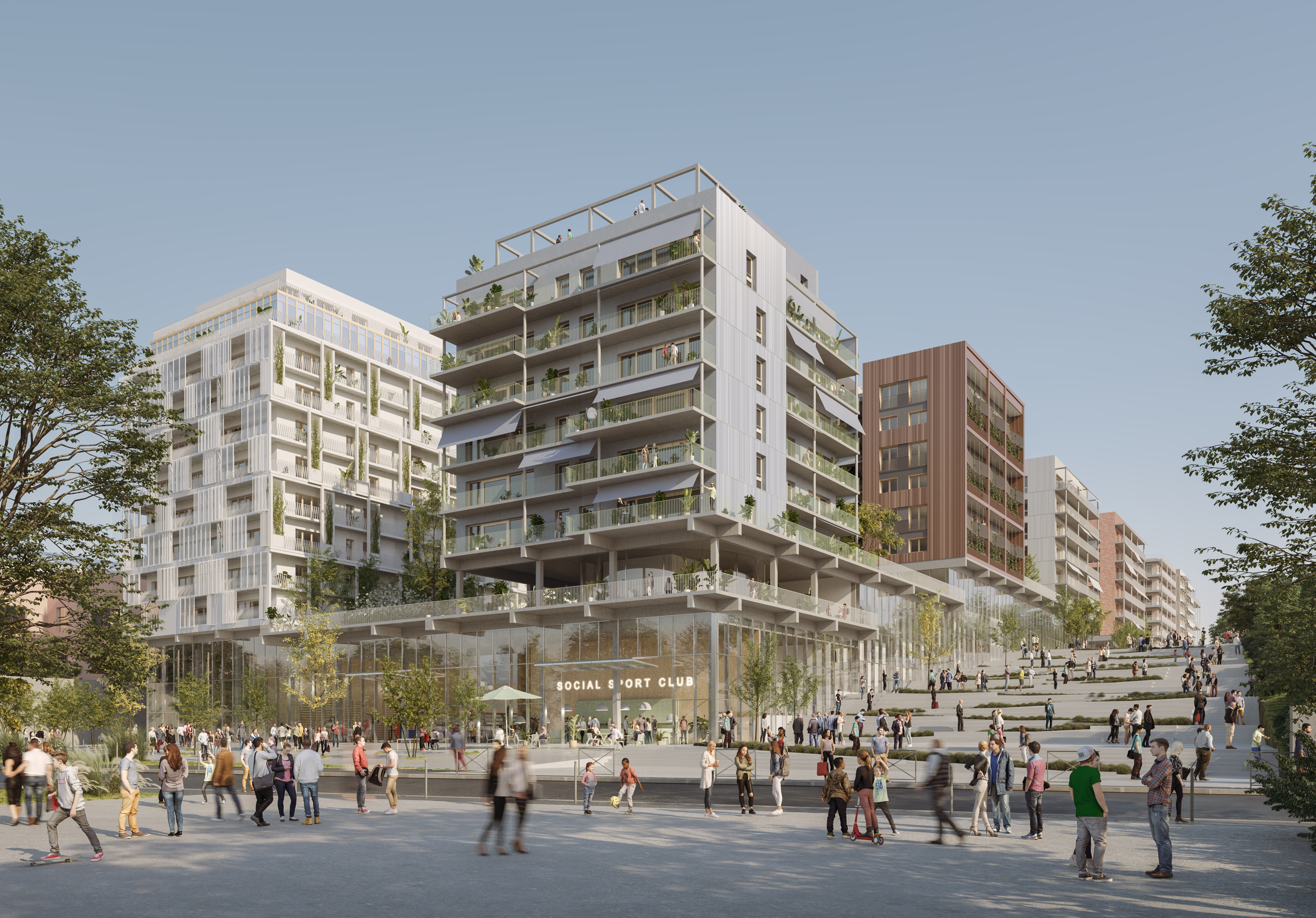 Paris 2024 : Le voile se lève pour deux secteurs du Village des Athlètes