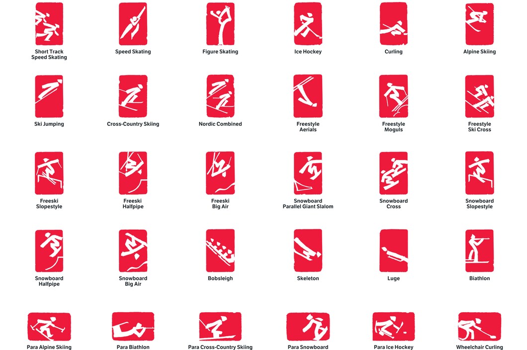Pékin 2022 dévoile les pictogrammes sportifs entre tradition et modernité