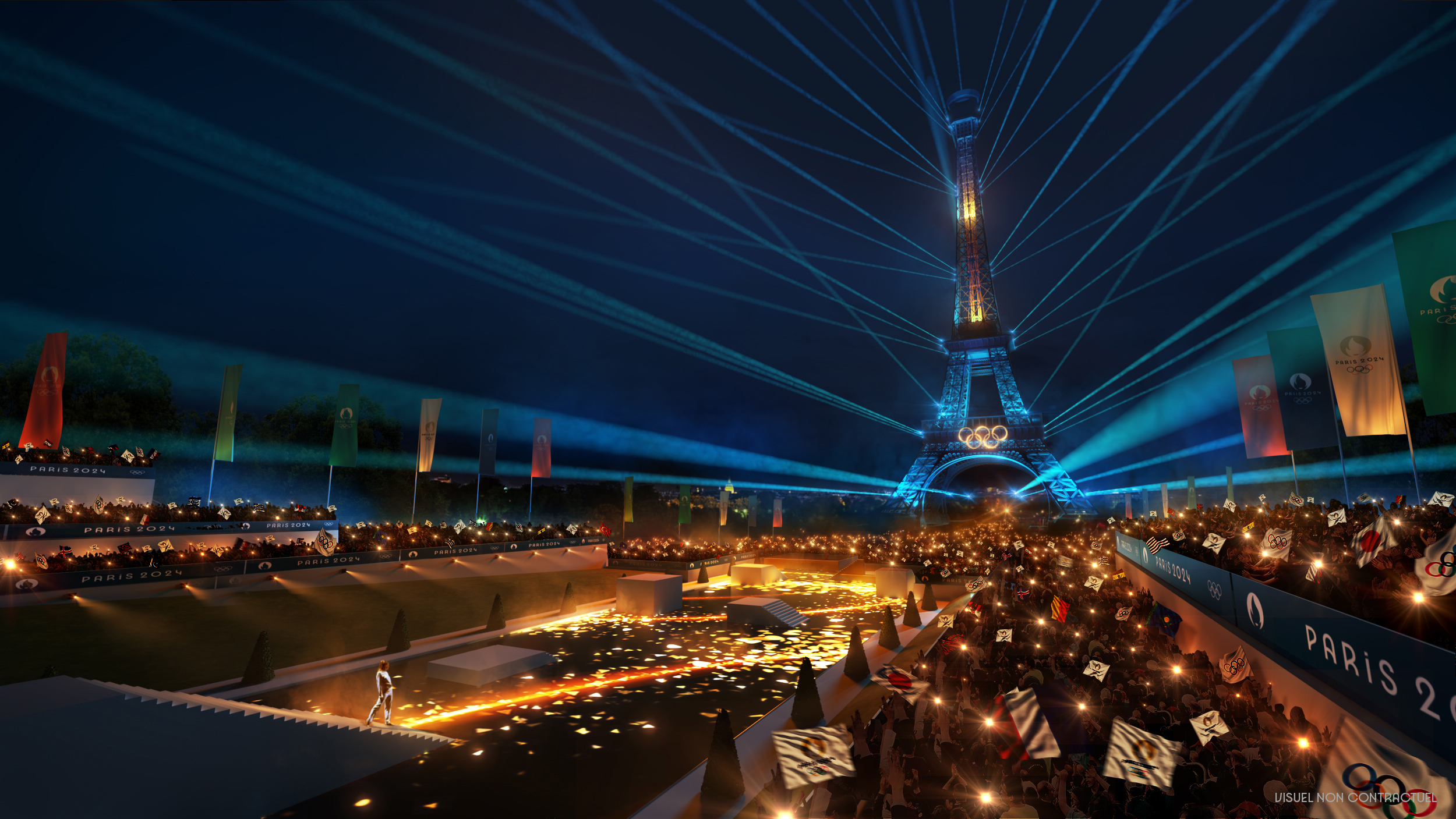 Paris 2024 : Les anneaux olympiques bientôt hissés sur la Tour Eiffel