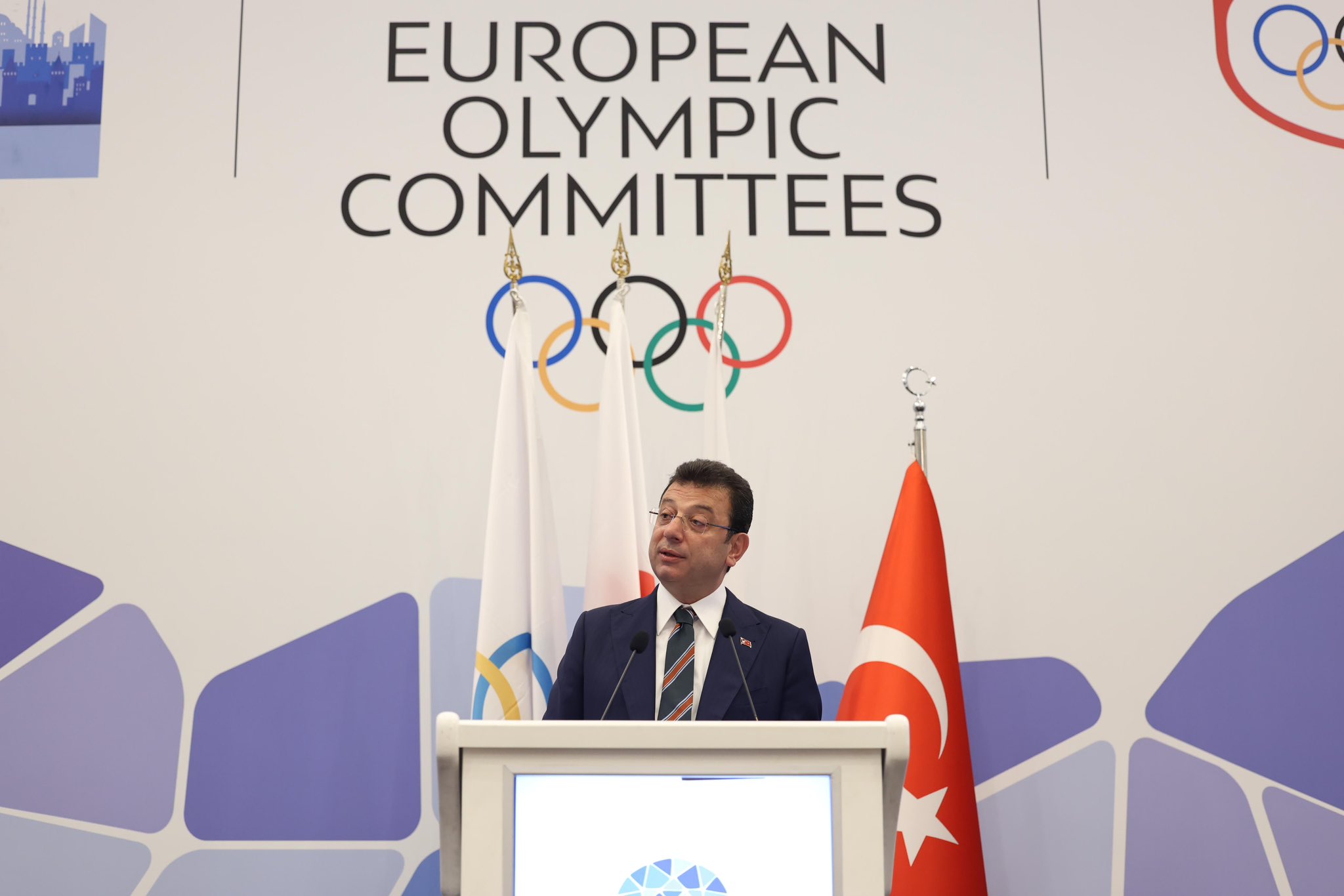 JO 2036 : Le Maire d&rsquo;Istanbul à l&rsquo;offensive devant les Comités Olympiques Européens