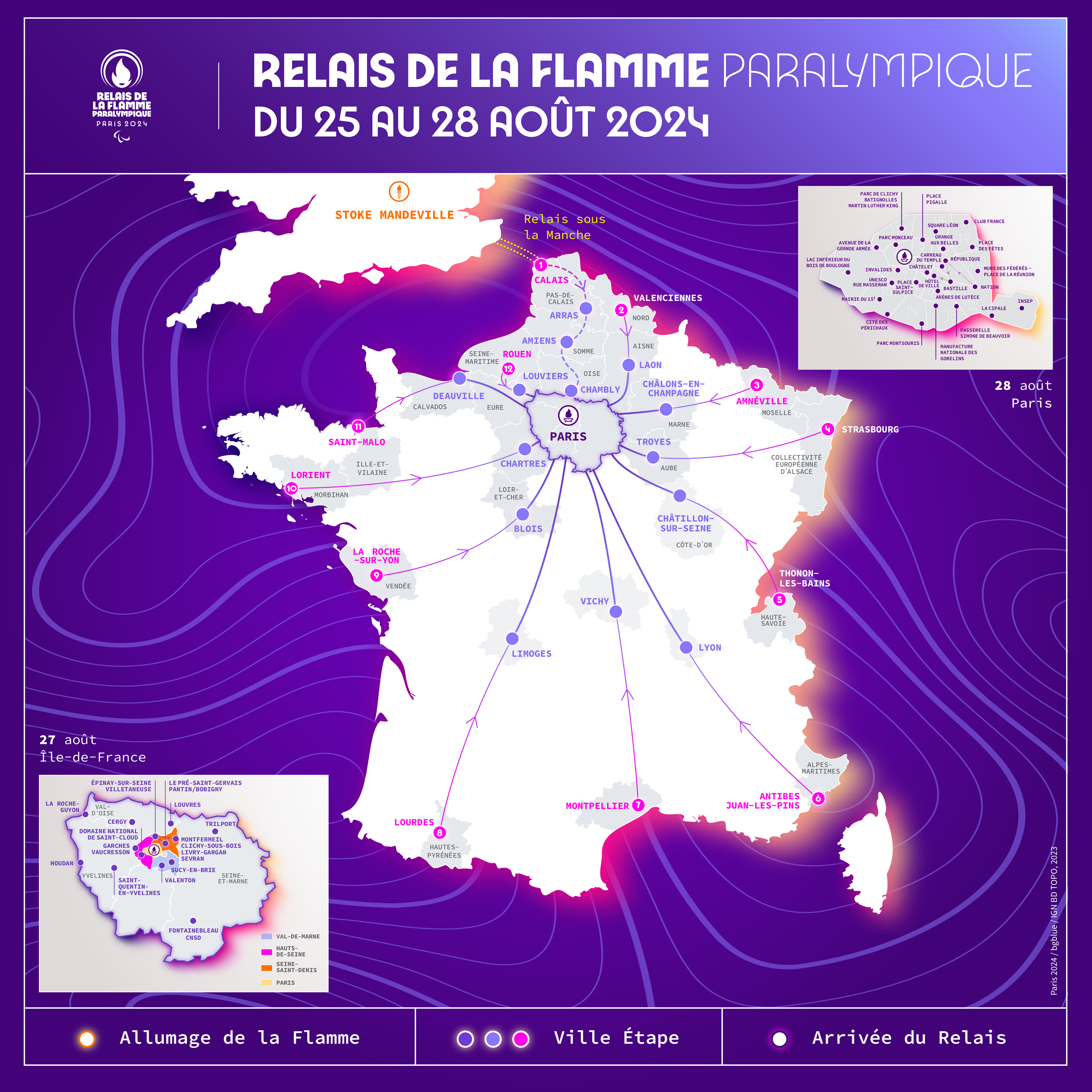 Paris 2024 : Douze flammes paralympiques pour un Relais historique