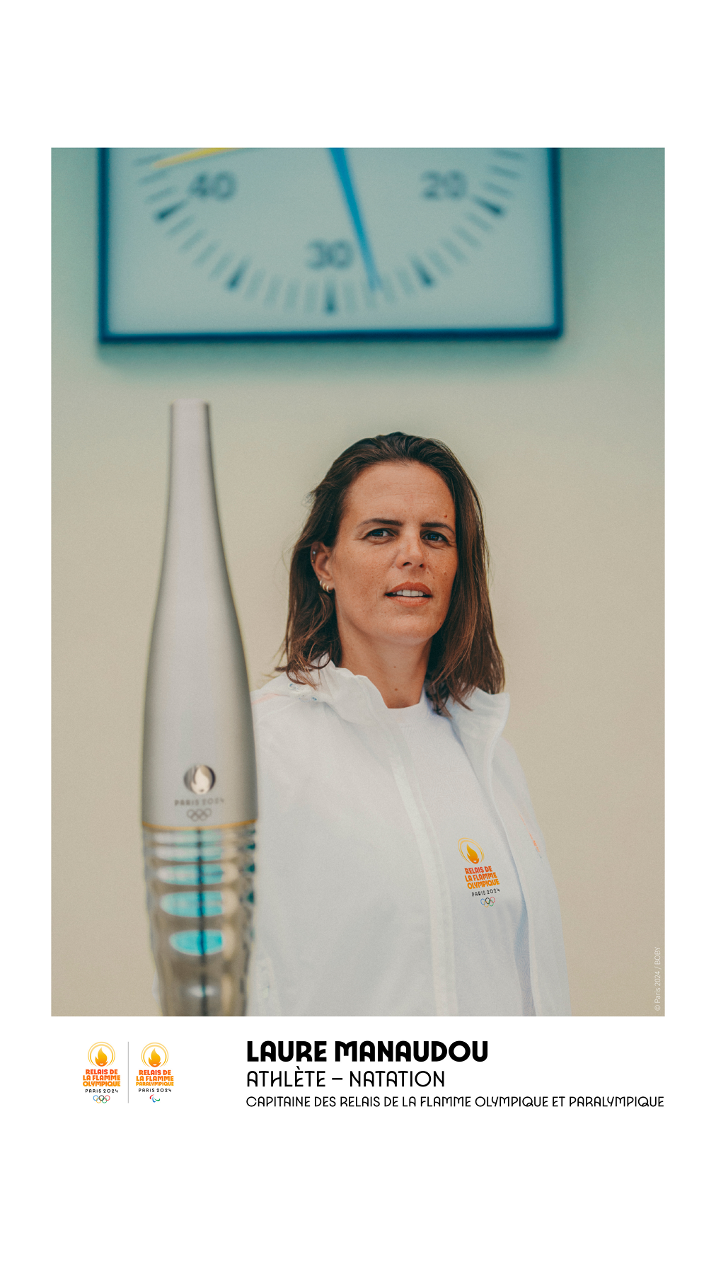 Paris 2024 : Laure Manaudou, relayeuse de la flamme à Olympie