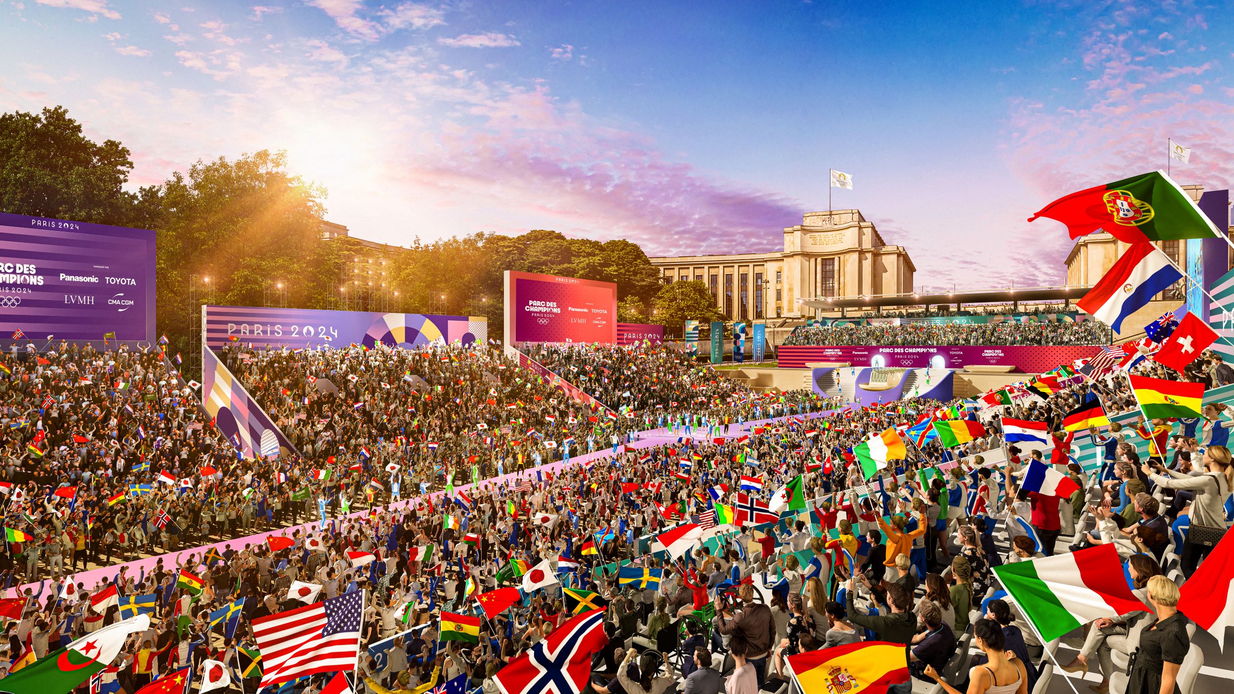 Paris 2024 présente la programmation du Parc des Champions