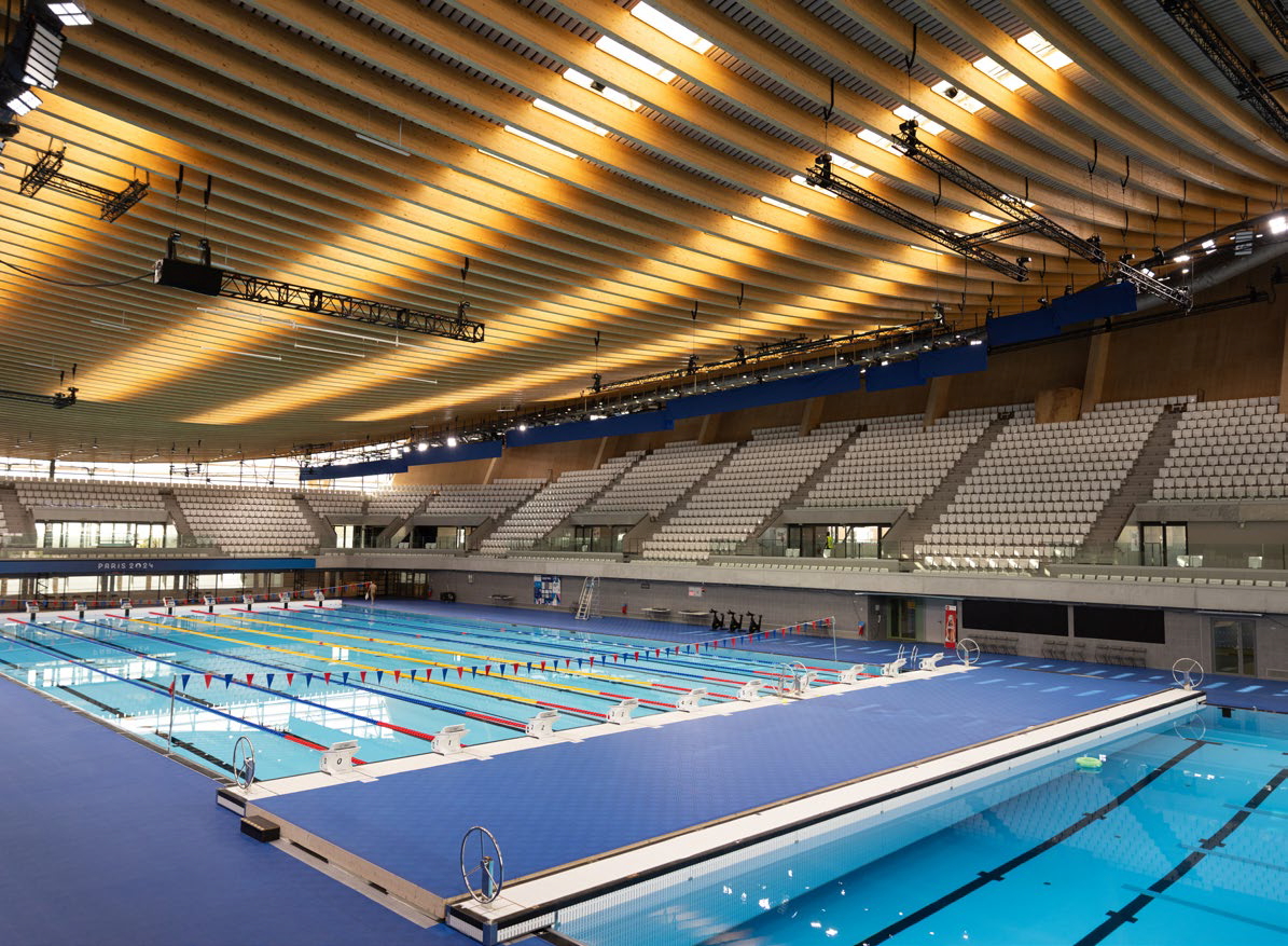 Le Centre Aquatique Olympique en pleine transformation avant son ouverture au public